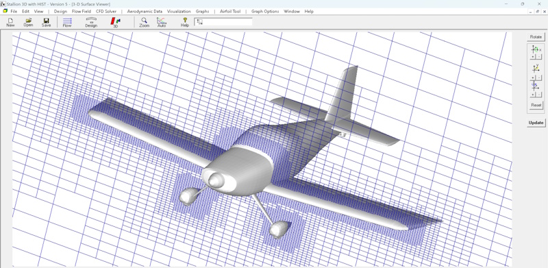 Stallion 3D automatic grid generation mesh